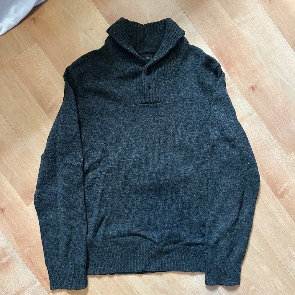 J Crew shawl neck sweater